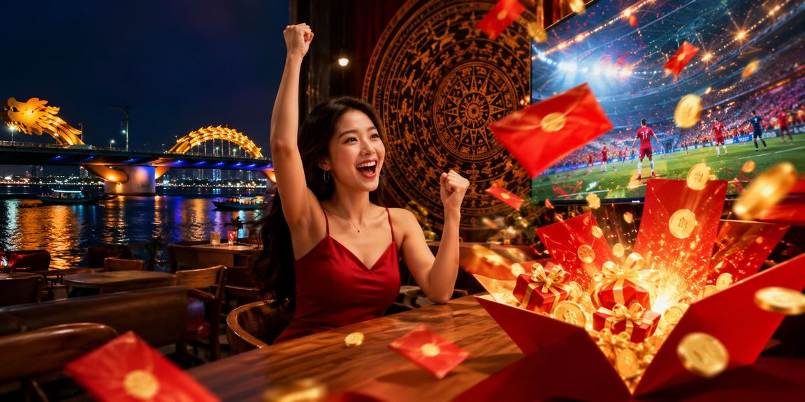 Người dùng Đà Nẵng theo dõi kèo thể thao tại quán cà phê buổi chiều
