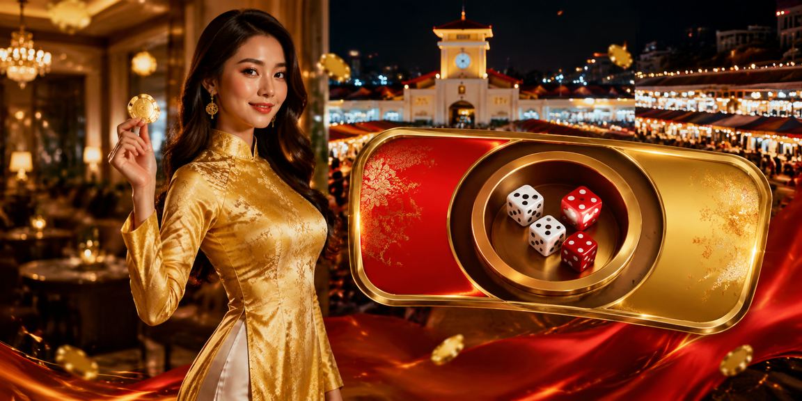 Phụ nữ áo dài tại TP. Hồ Chí Minh chơi Tài Xỉu xúc xắc tại sòng trực tuyến