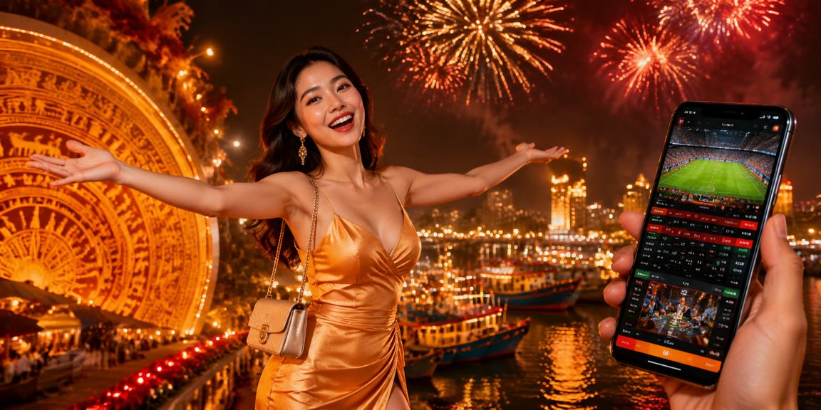 Người dùng chơi casino trên di động tại chợ đêm Vũng Tàu
